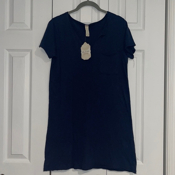 Navy Altard State T Shirt Dress - Picture 1 of 3